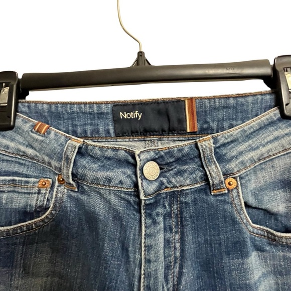 Notify Straight Leg Premium Designer Tailored Denim Blue Jeans SZ 27 - Picture 4 of 11